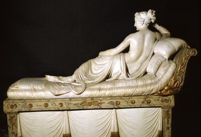 Pauline Bonaparte as Venus Triumphant, c.1805-08 by Antonio Canova